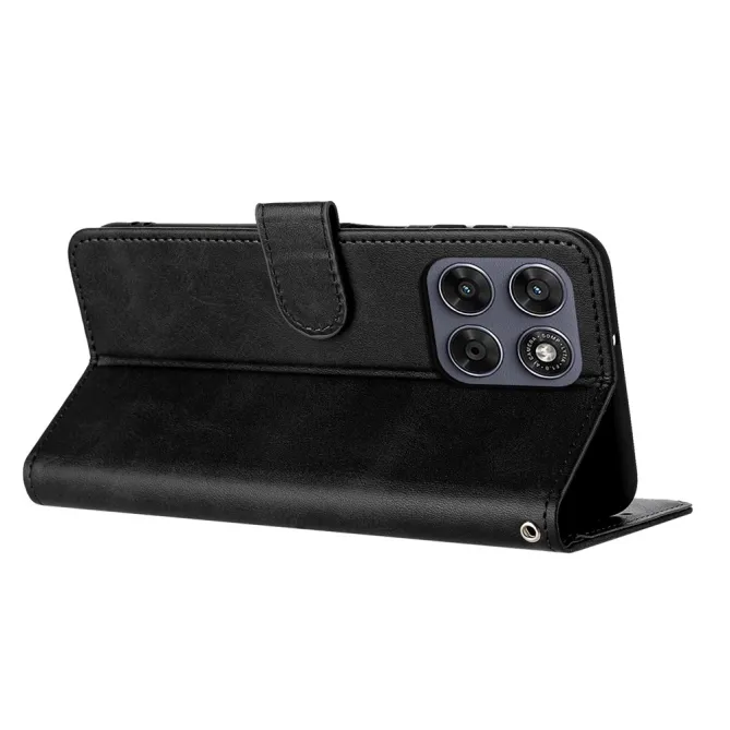 Housse Motorola Moto G77 / G67 Simili Cuir Mate - Dragonne et Porte-Cartes