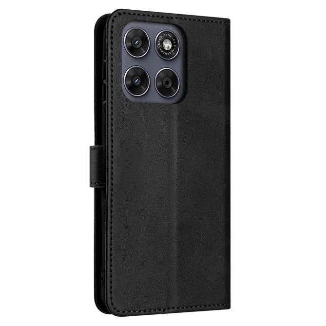 Housse Motorola Moto G77 / G67 Simili Cuir Mate - Dragonne et Porte-Cartes