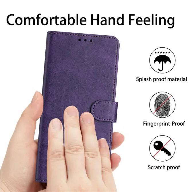 Housse Motorola Moto G77 / G67 Simili Cuir Mate - Dragonne et Porte-Cartes