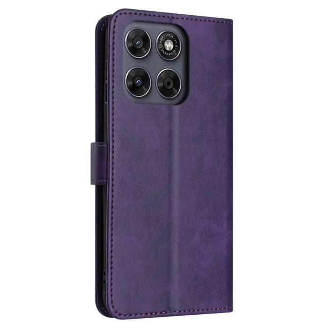 Housse Motorola Moto G77 / G67 Simili Cuir Mate - Dragonne et Porte-Cartes