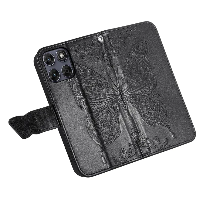Housse Motorola Moto G77 / G67 Papillon Relief