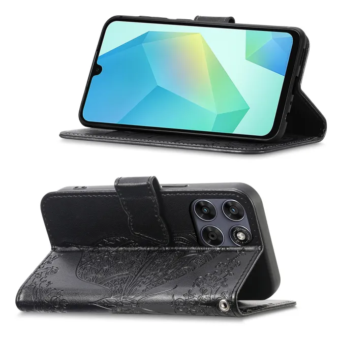 Housse Motorola Moto G77 / G67 Papillon Relief