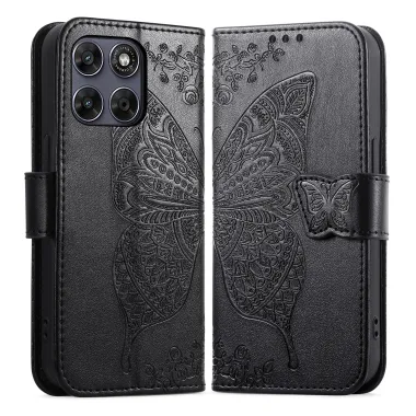 Housse Motorola Moto G77 / G67 Papillon Relief