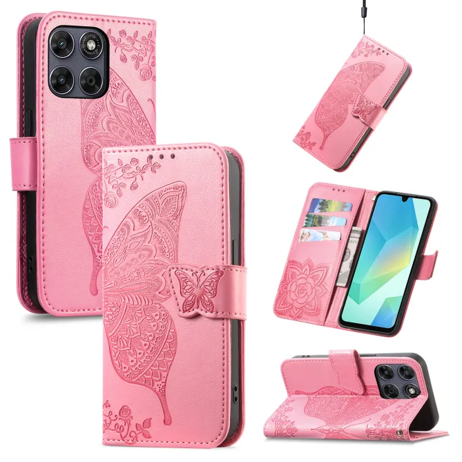 Housse Motorola Moto G77 / G67 Papillon Relief