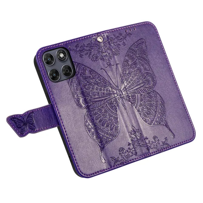 Housse Motorola Moto G77 / G67 Papillon Relief