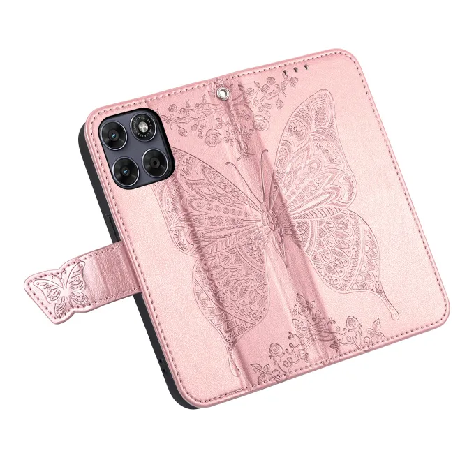 Housse Motorola Moto G77 / G67 Papillon Relief