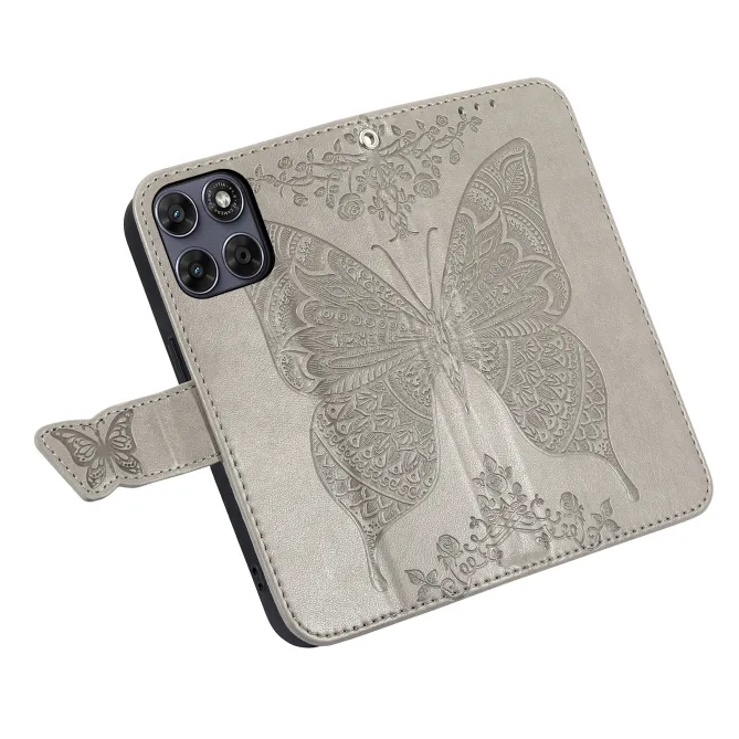 Housse Motorola Moto G77 / G67 Papillon Relief