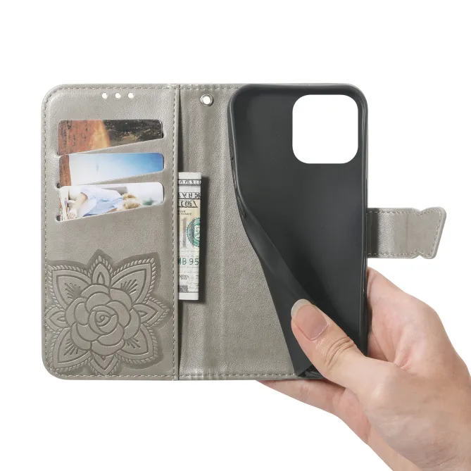 Housse Motorola Moto G77 / G67 Papillon Relief