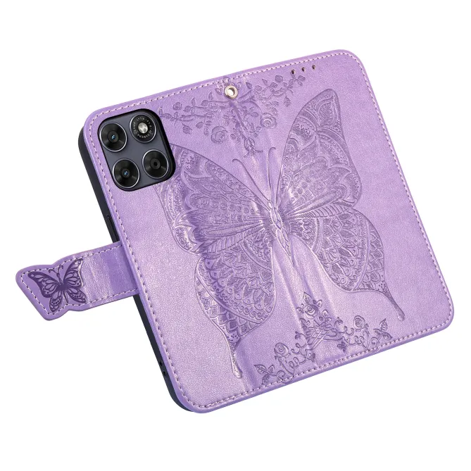 Housse Motorola Moto G77 / G67 Papillon Relief