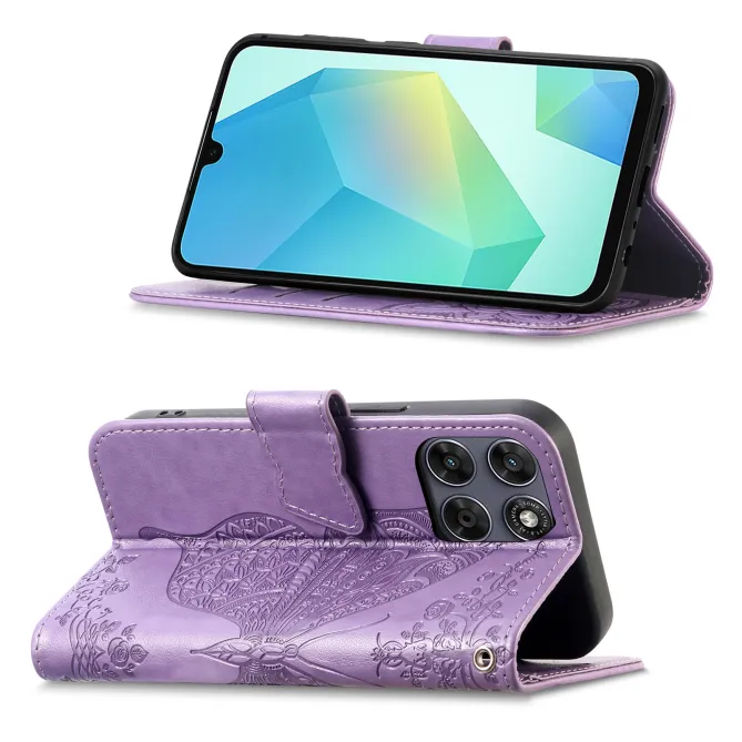 Housse Motorola Moto G77 / G67 Papillon Relief