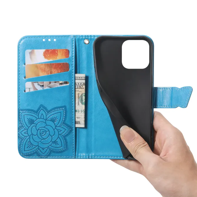 Housse Motorola Moto G77 / G67 Papillon Relief