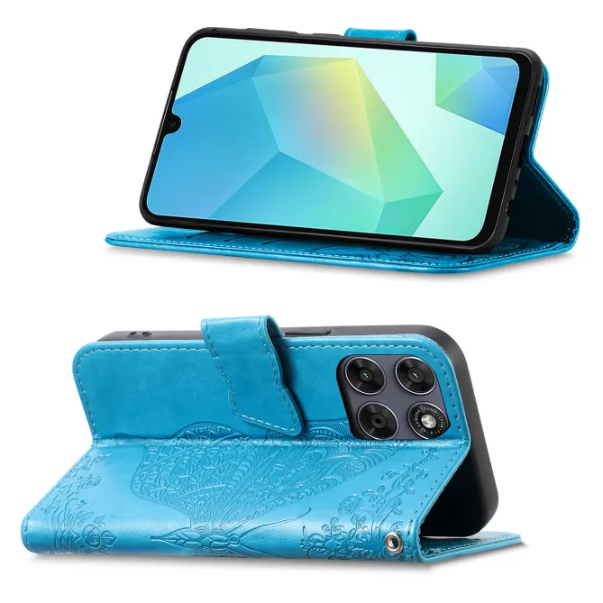 Housse Motorola Moto G77 / G67 Papillon Relief