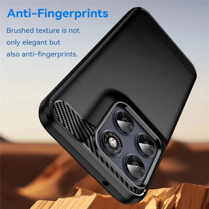 Coque Motorola Moto G77 / G67 Effet Brossé