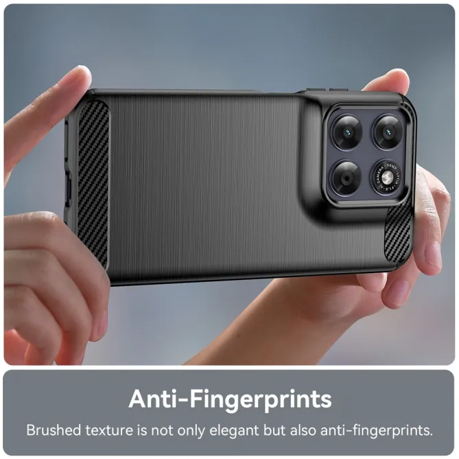 Coque Motorola Moto G77 / G67 Effet Brossé