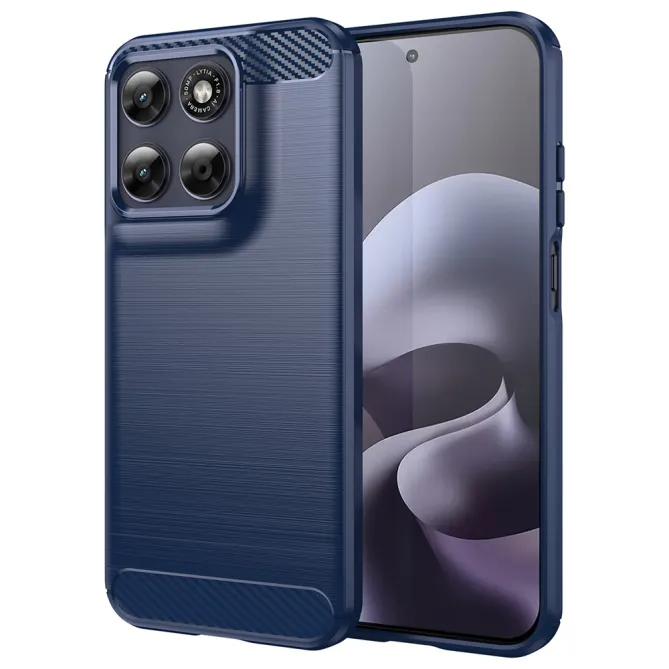Coque Motorola Moto G77 / G67 Effet Brossé