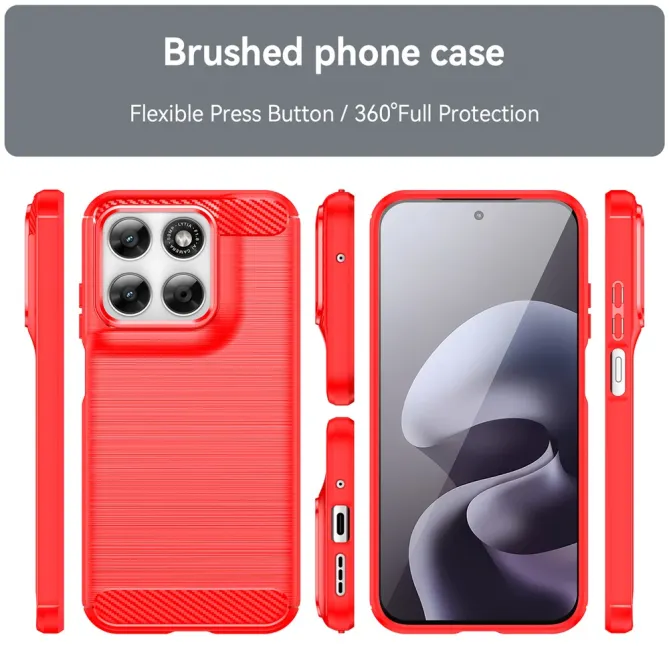 Coque Motorola Moto G77 / G67 Effet Brossé