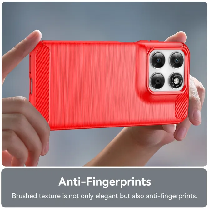 Coque Motorola Moto G77 / G67 Effet Brossé
