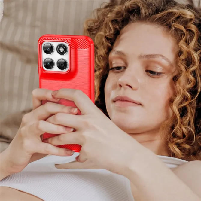 Coque Motorola Moto G77 / G67 Effet Brossé