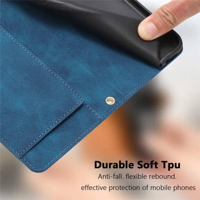 Housse Motorola Moto G77 / G67 Tulipes Gaufrées 5 Emplacements Cartes