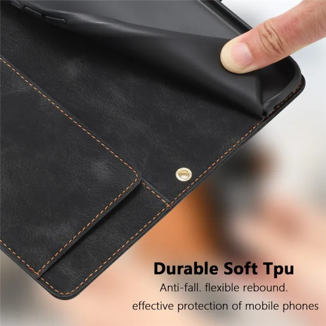 Housse Motorola Moto G77 / G67 Tulipes Gaufrées 5 Emplacements Cartes