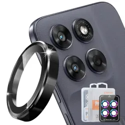 Protection Objectifs Motorola Moto G67 / G77 - Verre 9H et Bague Aluminium