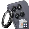 Protection Objectifs Motorola Moto G67 / G77 - Verre 9H et Bague Aluminium