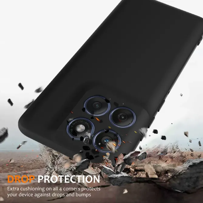 Coque Silicone Liquide Magnétique Motorola Moto G77 G67 Dragonne