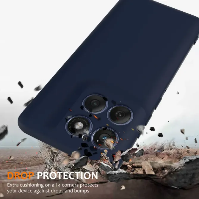 Coque Silicone Liquide Magnétique Motorola Moto G77 G67 Dragonne