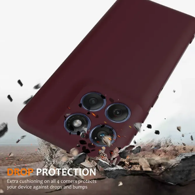 Coque Silicone Liquide Magnétique Motorola Moto G77 G67 Dragonne