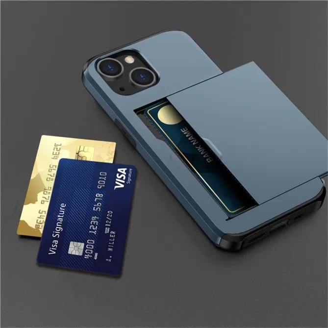 Coque iPhone 15 Blindée avec Compartiment Carte Caché