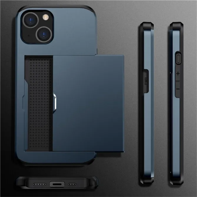 Coque iPhone 15 Blindée avec Compartiment Carte Caché