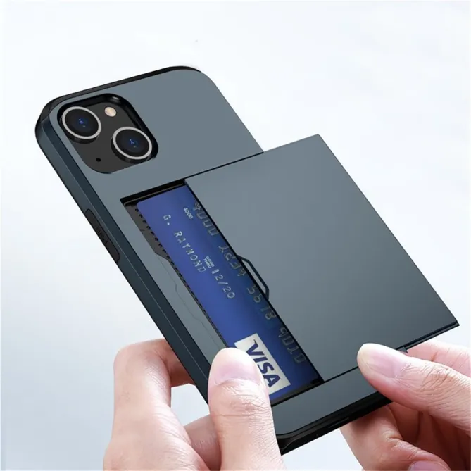 Coque iPhone 15 Blindée avec Compartiment Carte Caché