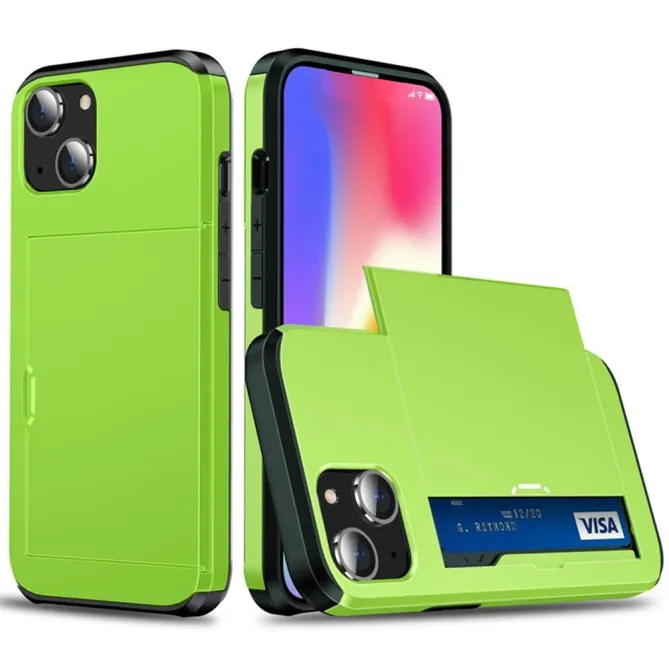 Coque iPhone 15 Blindée avec Compartiment Carte Caché