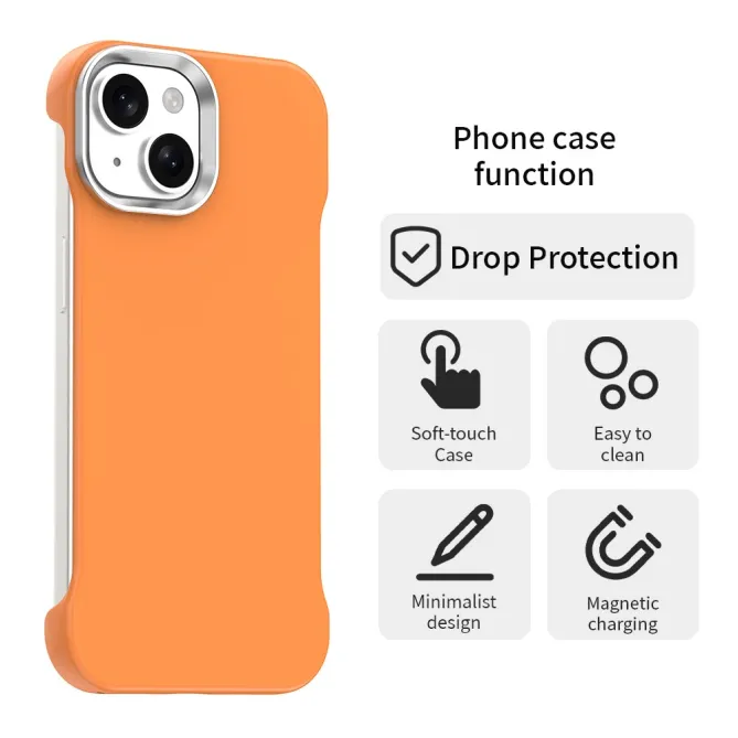 Coque iPhone 15 Ultra-Fine Sans Cadre Coins Renforcés