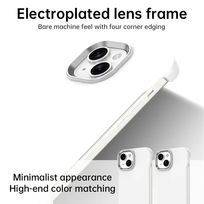 Coque iPhone 15 Ultra-Fine Sans Cadre Coins Renforcés