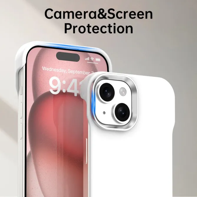 Coque iPhone 15 Ultra-Fine Sans Cadre Coins Renforcés