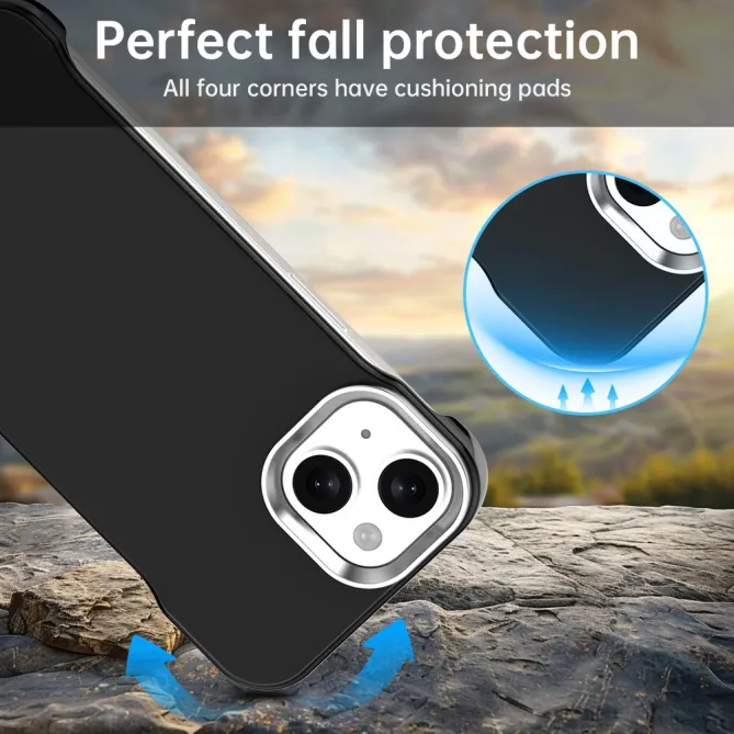Coque iPhone 15 Ultra-Fine Sans Cadre Coins Renforcés