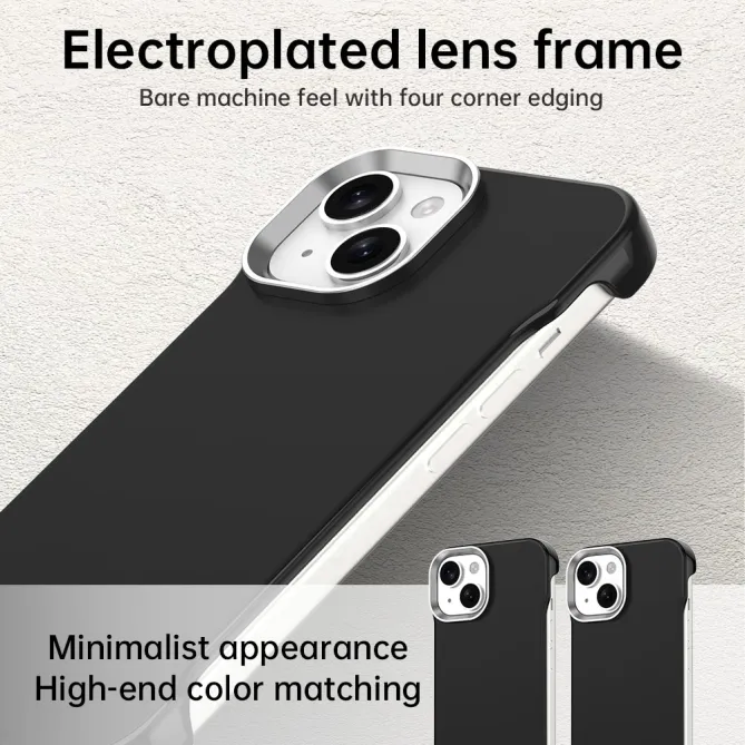 Coque iPhone 15 Ultra-Fine Sans Cadre Coins Renforcés