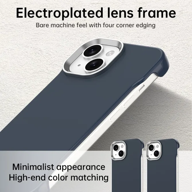 Coque iPhone 15 Ultra-Fine Sans Cadre Coins Renforcés
