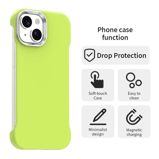 Coque iPhone 15 Ultra-Fine Sans Cadre Coins Renforcés