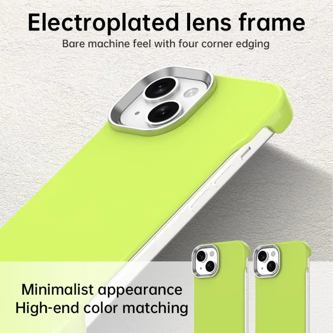 Coque iPhone 15 Ultra-Fine Sans Cadre Coins Renforcés