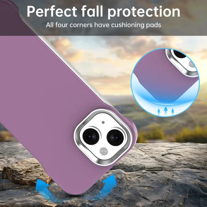 Coque iPhone 15 Ultra-Fine Sans Cadre Coins Renforcés