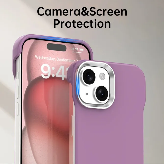 Coque iPhone 15 Ultra-Fine Sans Cadre Coins Renforcés