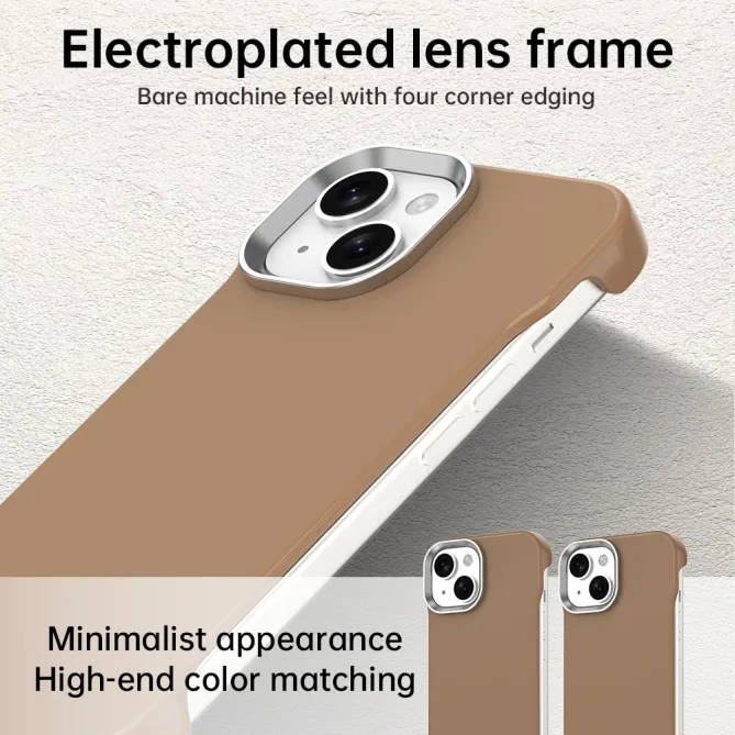 Coque iPhone 15 Ultra-Fine Sans Cadre Coins Renforcés