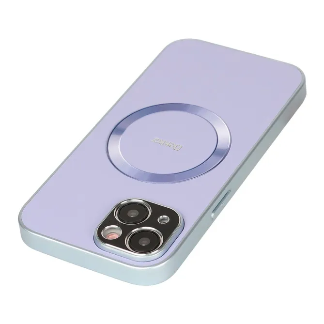 Coque iPhone 15 Compatible MagSafe Simili Cuir Slim