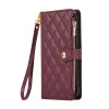 Housse iPhone 15 Matelassée Zippée Multi-Cartes Dragonne