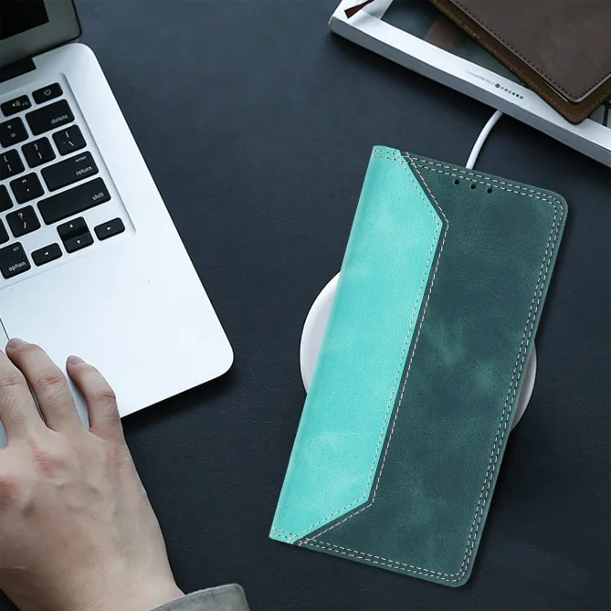 Housse Sony Xperia 1 VIII Simili Cuir Bicolore Porte-Cartes