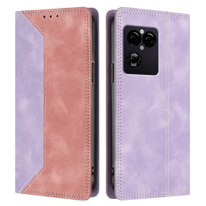 Housse Sony Xperia 1 VIII Simili Cuir Bicolore Porte-Cartes
