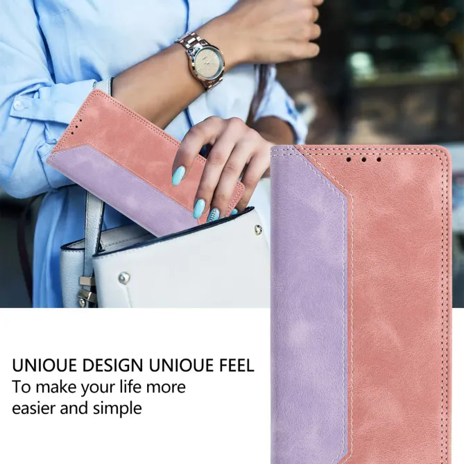 Housse Sony Xperia 1 VIII Simili Cuir Bicolore Porte-Cartes