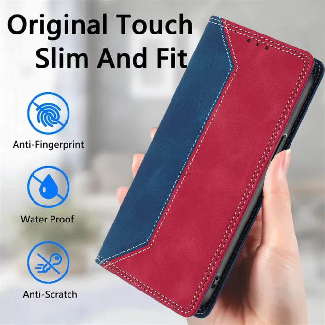 Housse Sony Xperia 1 VIII Simili Cuir Bicolore Porte-Cartes